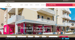 Desktop Screenshot of hotelromantik.it